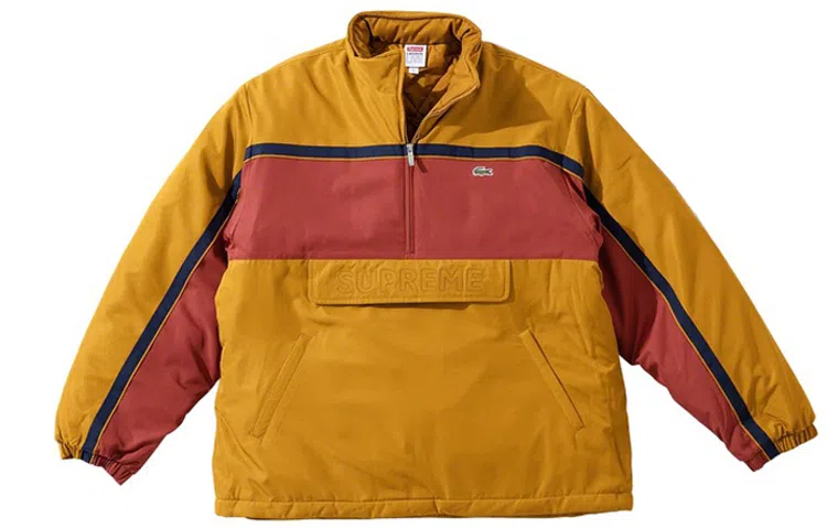 Supreme x Lacoste FW19 Half-Zip Pullover Yellow