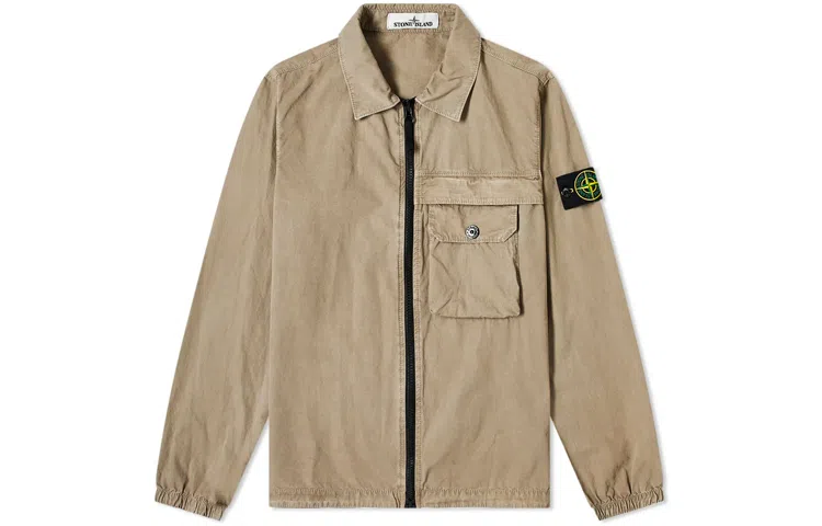 Stone Island Classic Fit Jacket Khaki