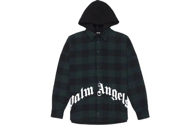 Palm Angels Hooded Jacket Deep Green