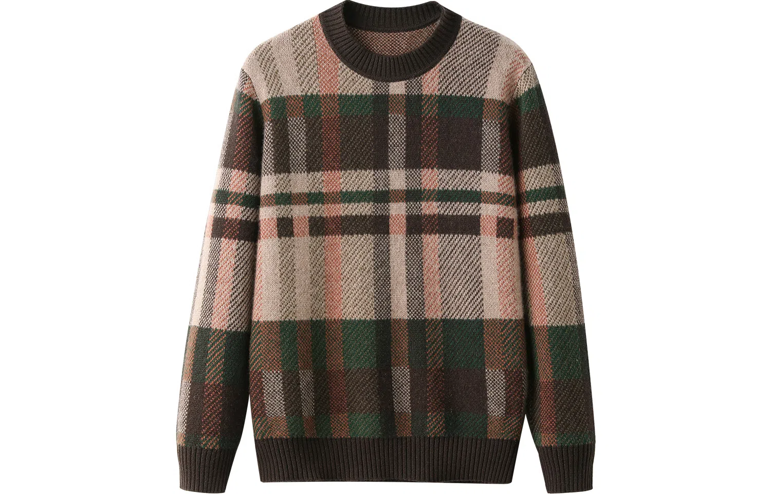 恒源祥 加厚保暖半高领羊绒衫 男款