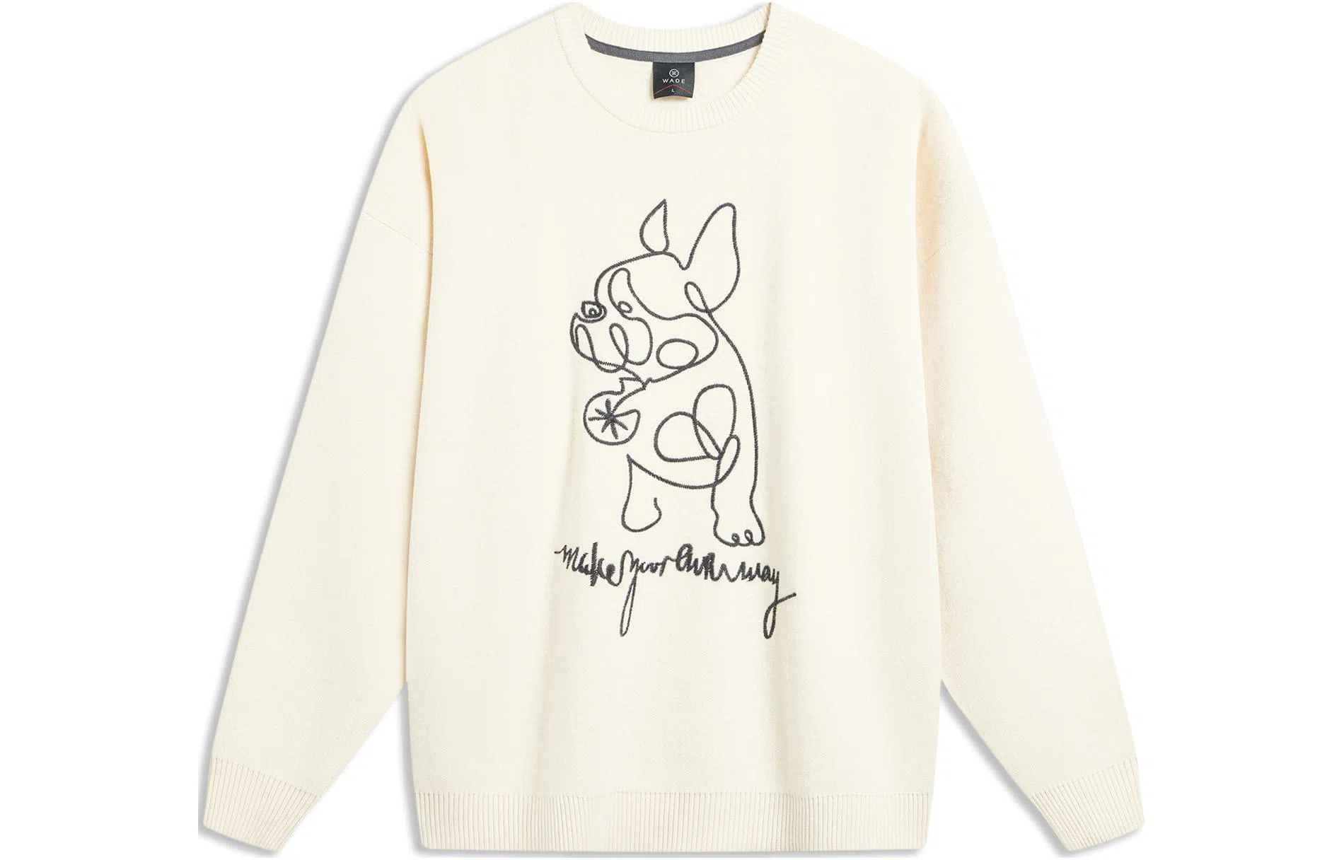 LiNing Printed Crewneck Sweater