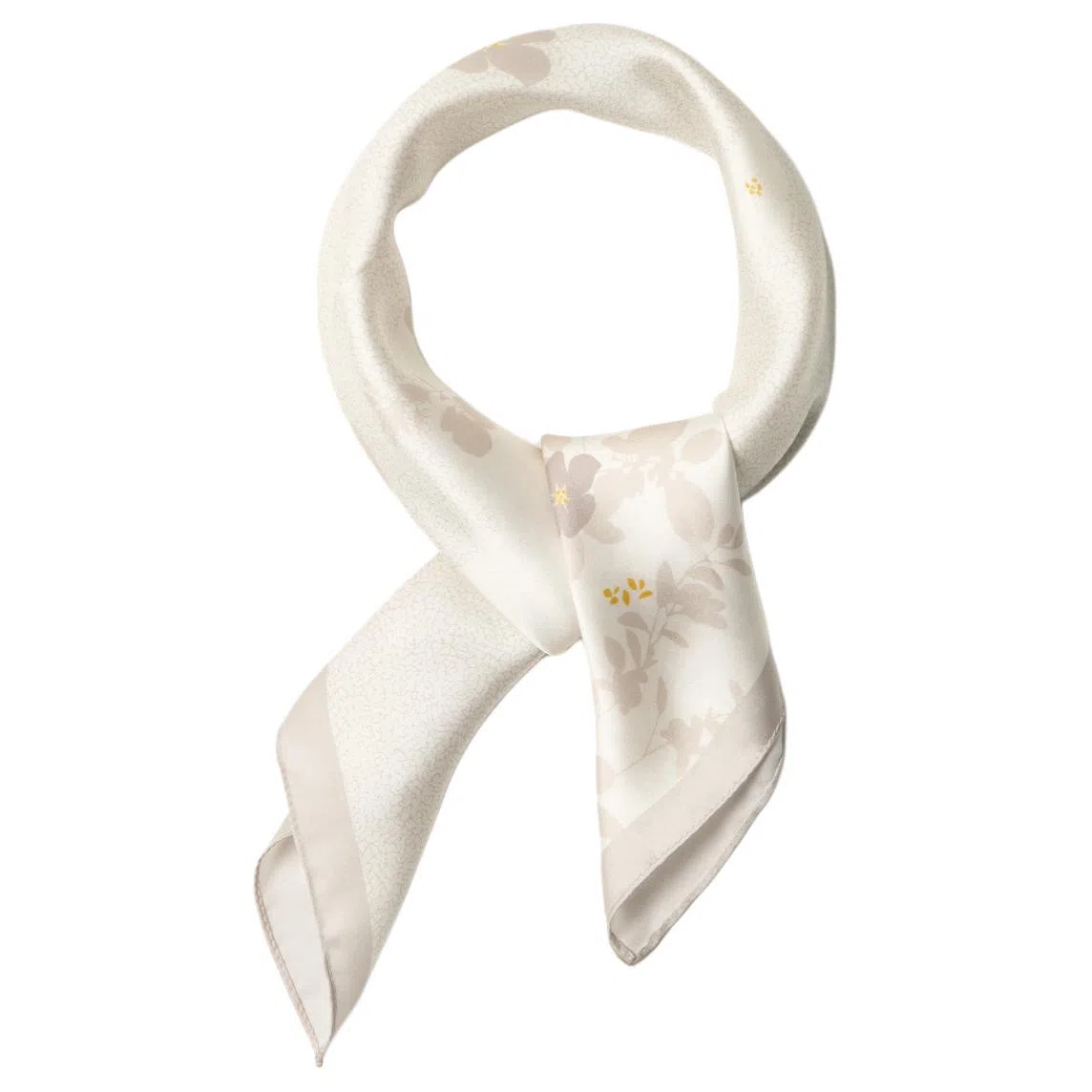 红豆 真丝时尚小方巾 经典设计简约大方 桑蚕丝 丝巾 女款