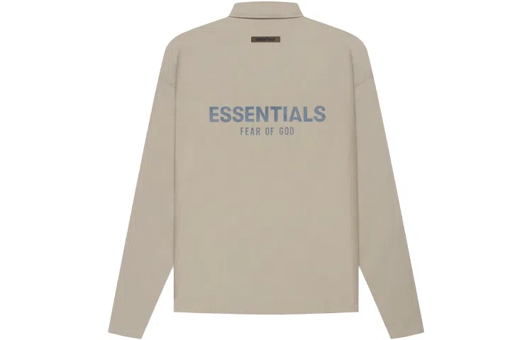 Fear of God Essentials SS21 Coaches Jacket Goat Moss