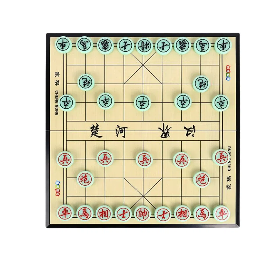 乐智由我 中国象棋磁石高档大号棋盘便携式 桌游