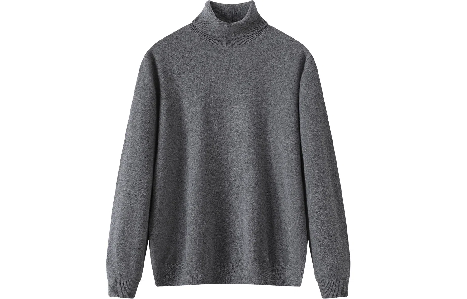 恒源祥 纯色高领套头长袖羊绒衫 男款