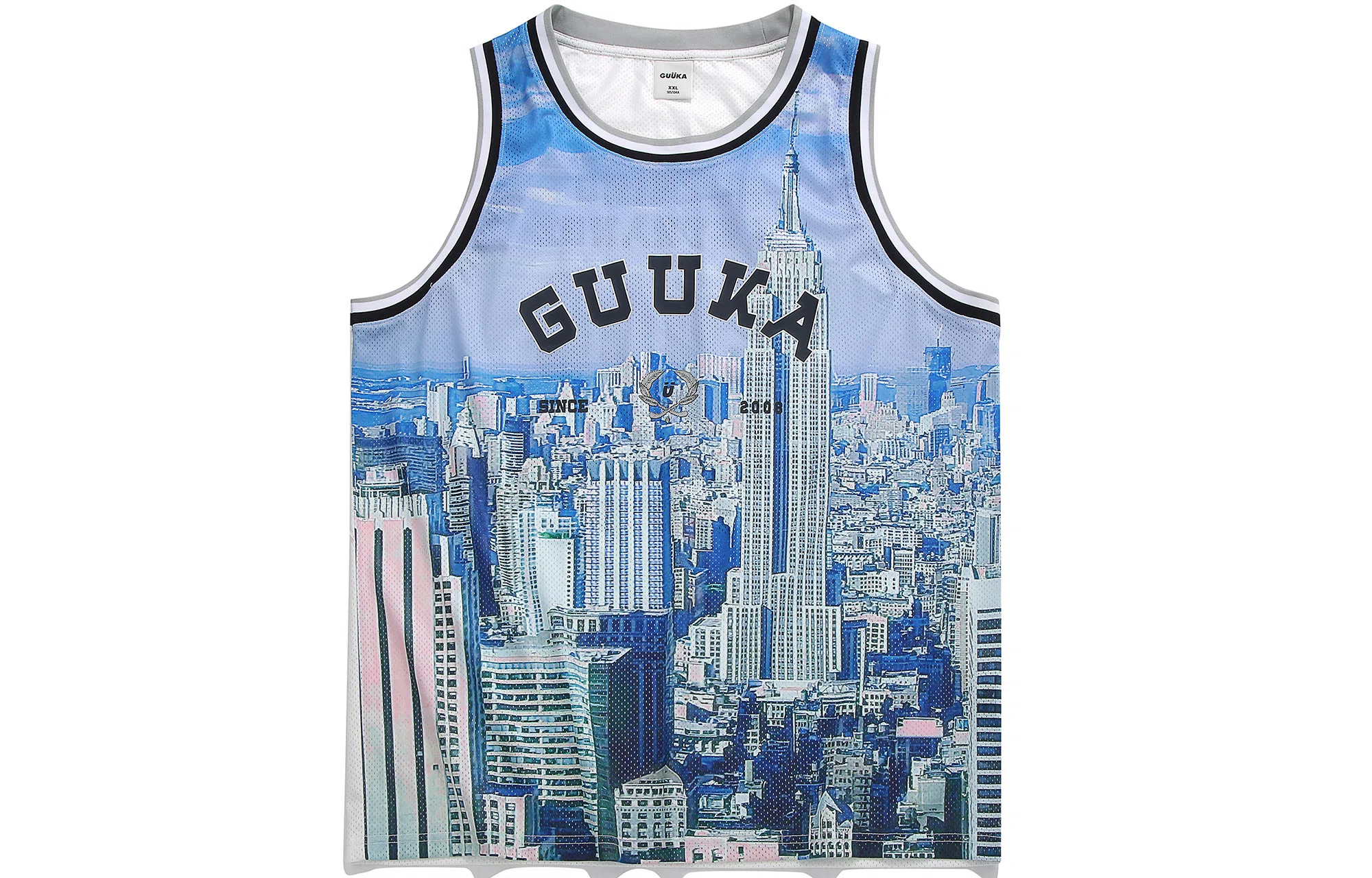 Guuka Basketball Sleeveless Vest Blue