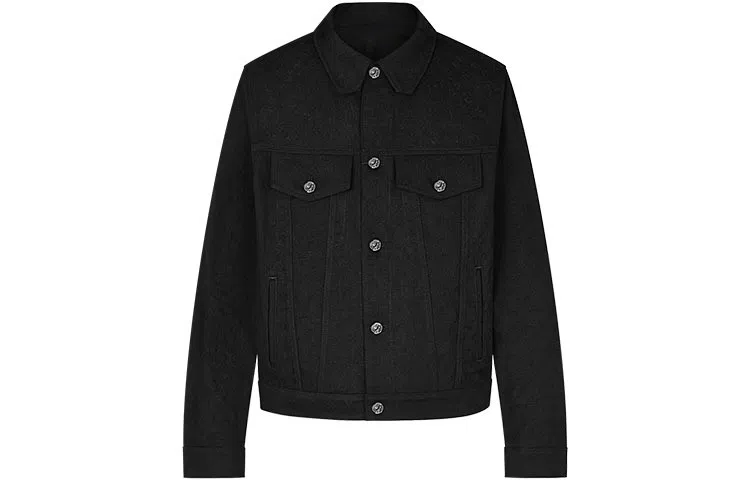 Louis Vuitton Monogram Denim Jacket Black
