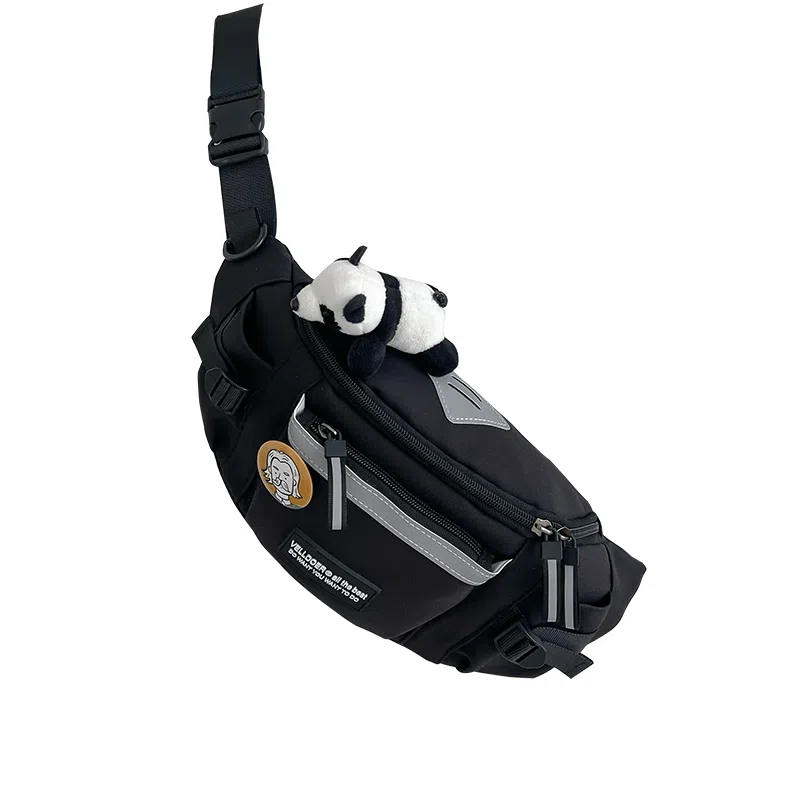 揽月 简约休闲慵懒风日系时尚百搭 牛津布 胸包 常规 男女同款情侣款 多色