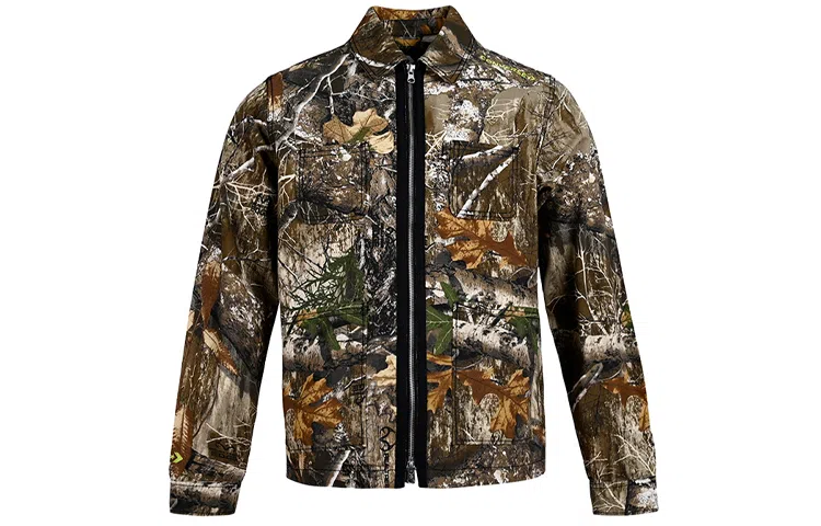 Converse Branch Leaf Print Jacket Camouflage
