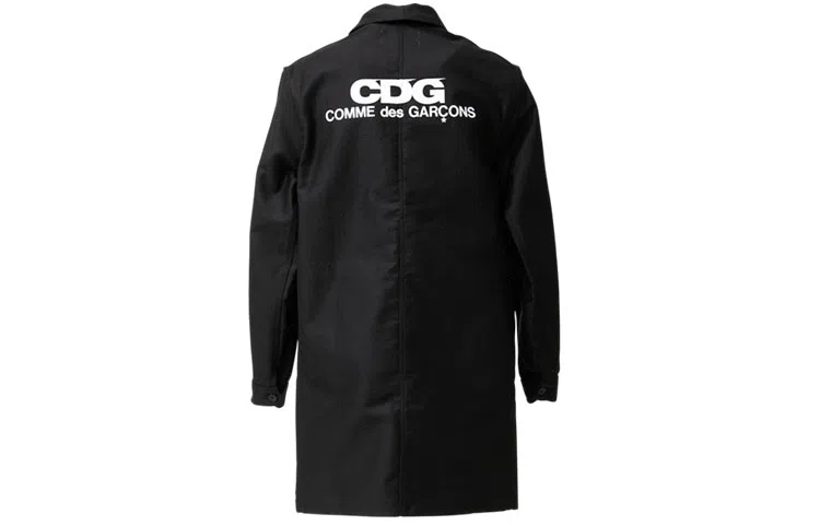 CDG Long Jacket Black