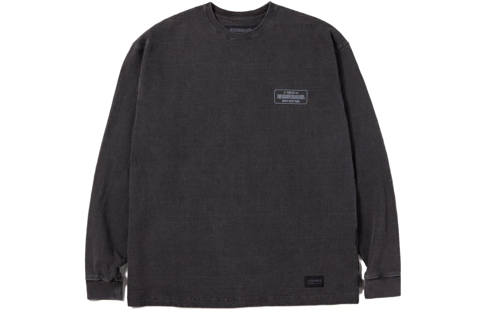 NEIGHBORHOOD FW23 PIGMENT DYED CREWNECK LS