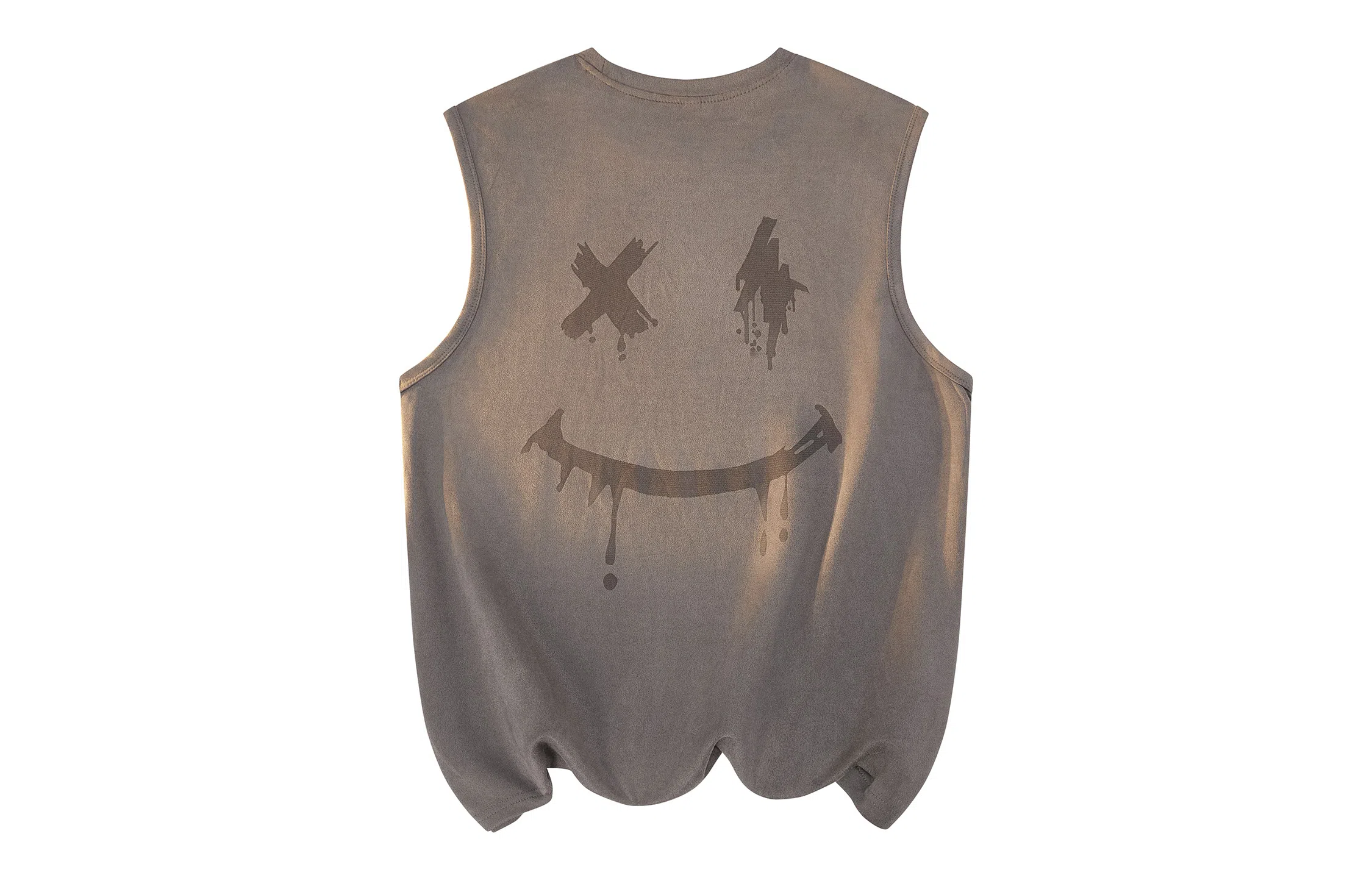 LA'T.WEEKEND Devil Smile Sleeveless Vest