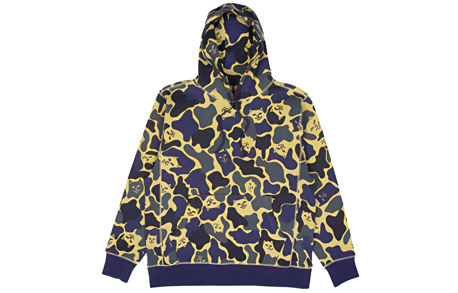 RIPNDIP Hoodie Yellow Camo