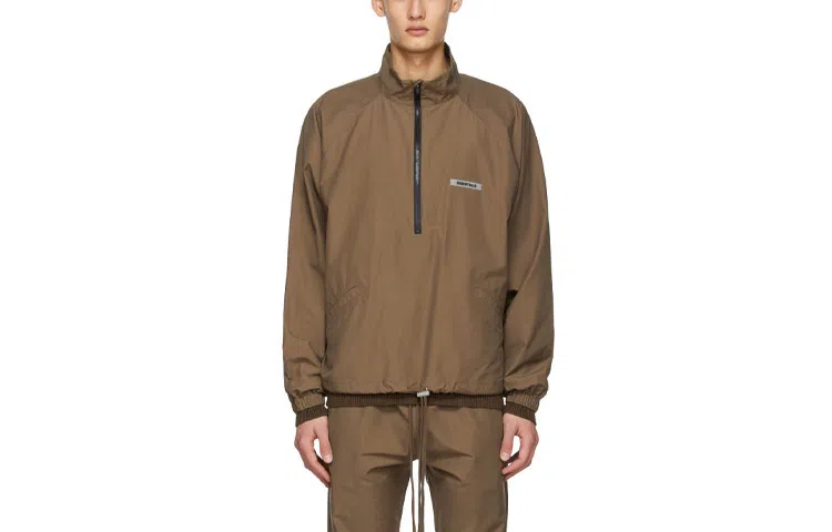 Fear of God Essentials FW20 Sports Jacket Brown