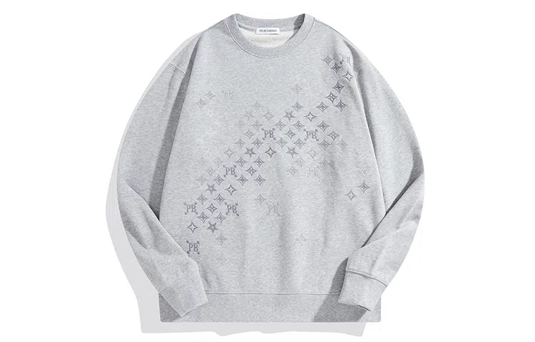 PEACEBIRD MEN Star Print Sweatshirt