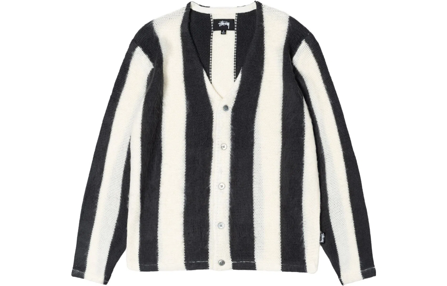Stussy Stripe Brushed Cardigan