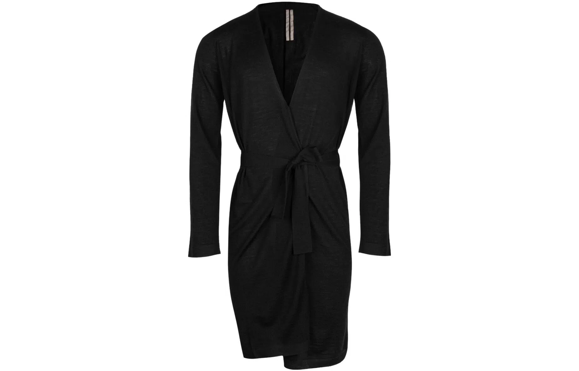 Rick Owens V-Neck Knit Sweater Black