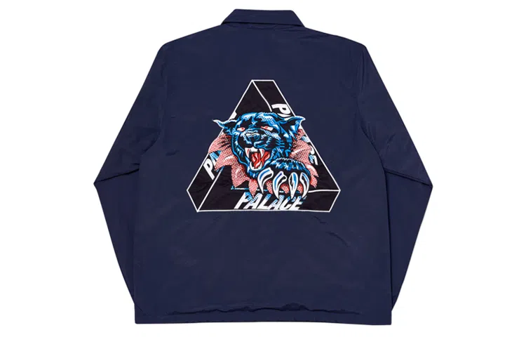 Palace Logo Jacket Navy