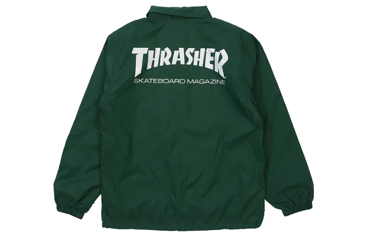 Thrasher Mag Coach Jacket Green