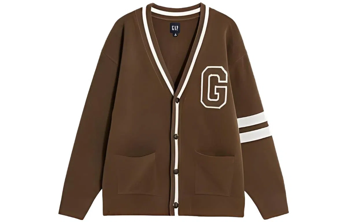 GAP Logo V-Neck Knit Sweater