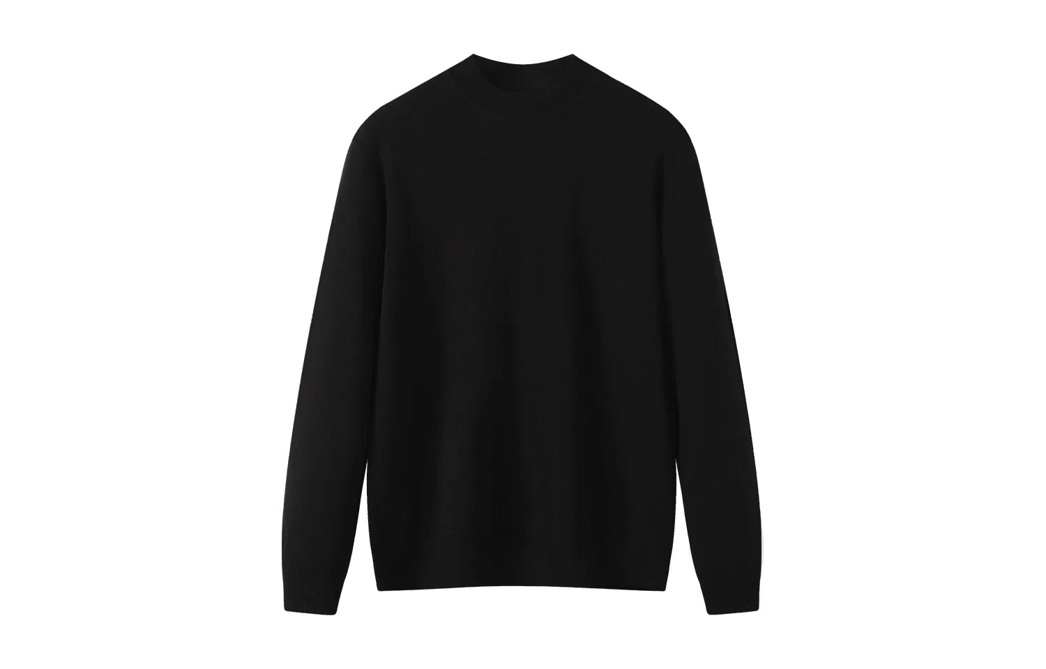 恒源祥 纯色半高领纯羊毛针织衫毛衣 男款