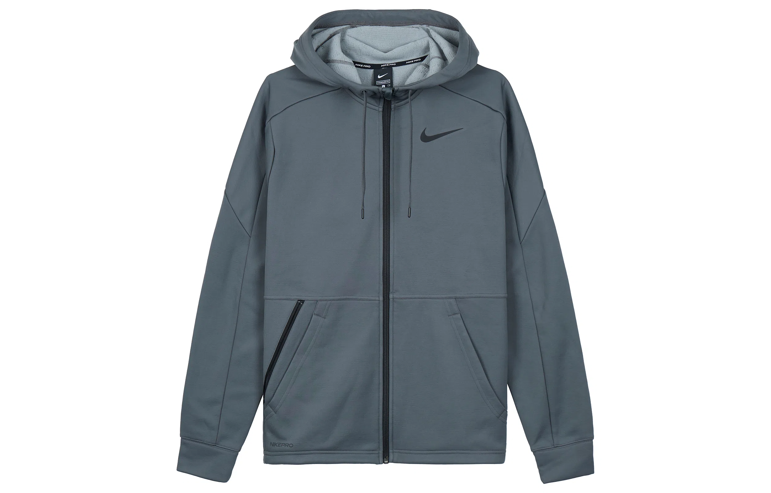 Nike Therm Logo Hoodie Iron Grey