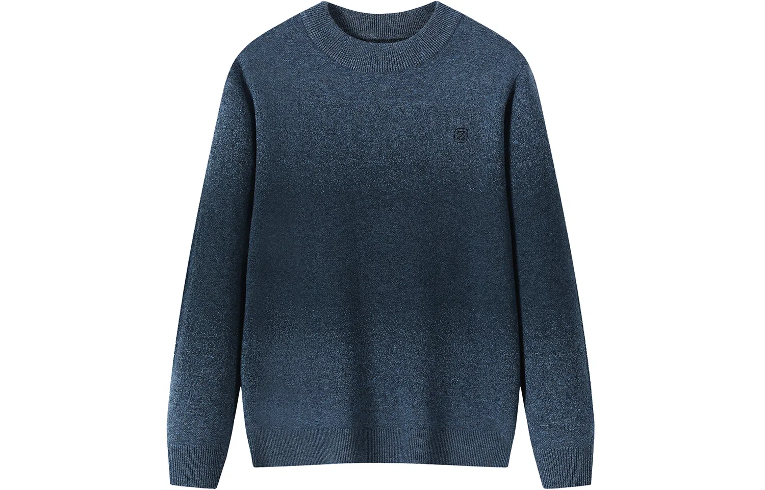 恒源祥 渐变色半高领针织毛衣 男款