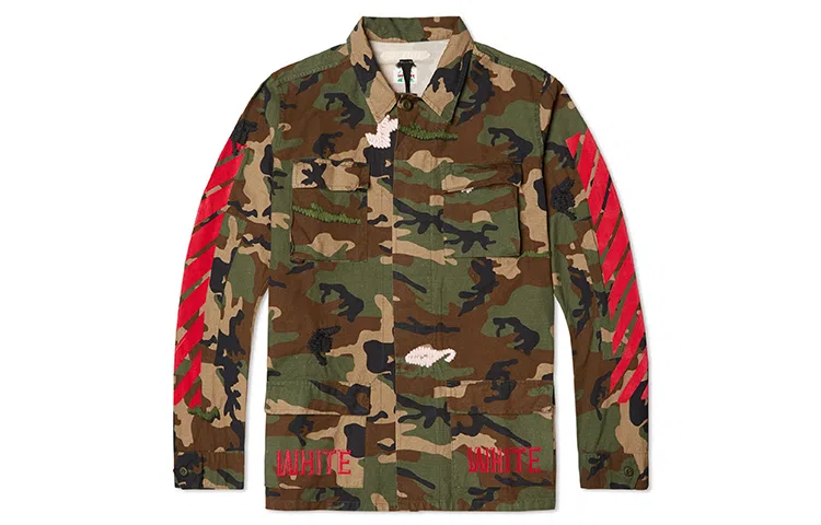 OFF-WHITE Camo Shirt Jacket