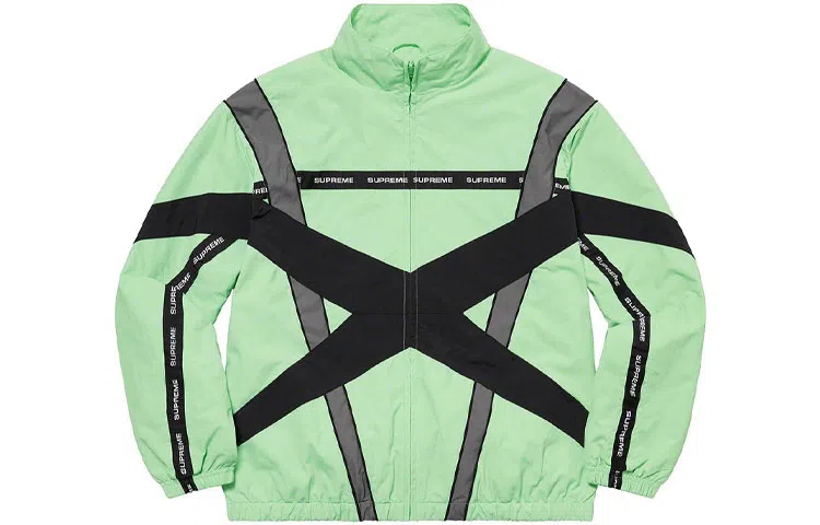 Supreme Cross Paneled Track Jacket
