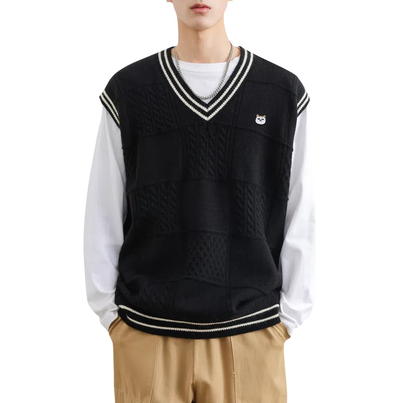 Wuhuangmao Academy V-Neck Sweater Vest