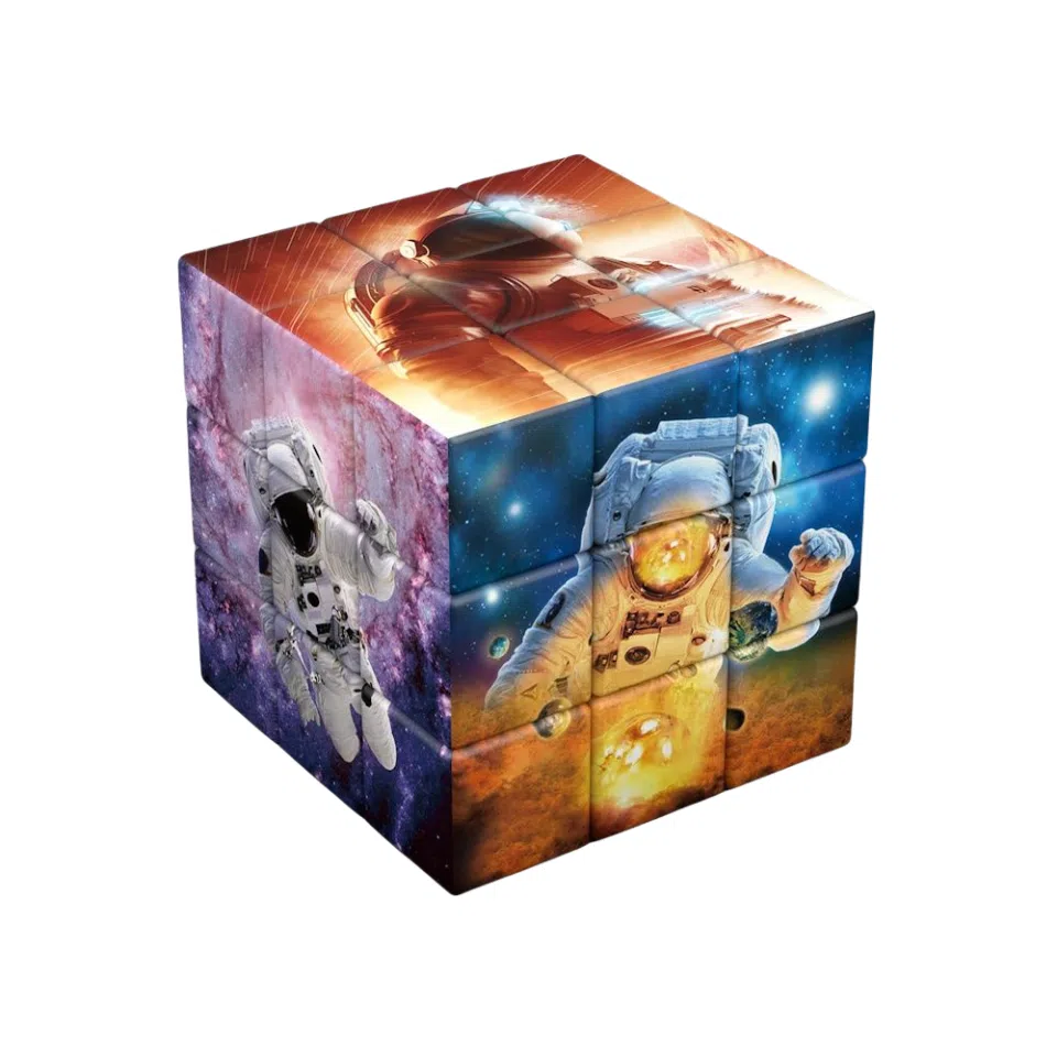 乐智由我 解压创意三阶魔方 星球宇航员航天员 早教益智玩具