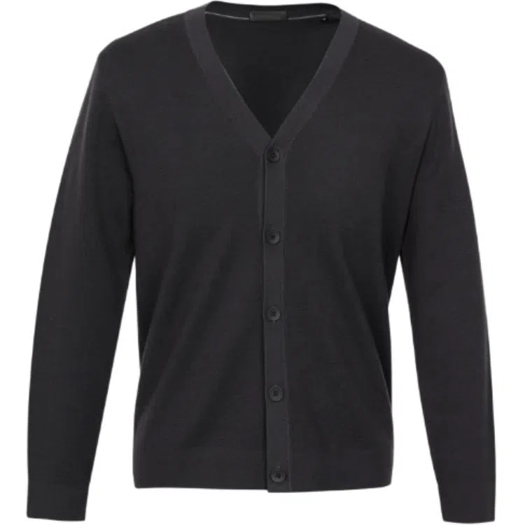 迪柯尼 时尚纯色百搭毛衣 男款 高质灰