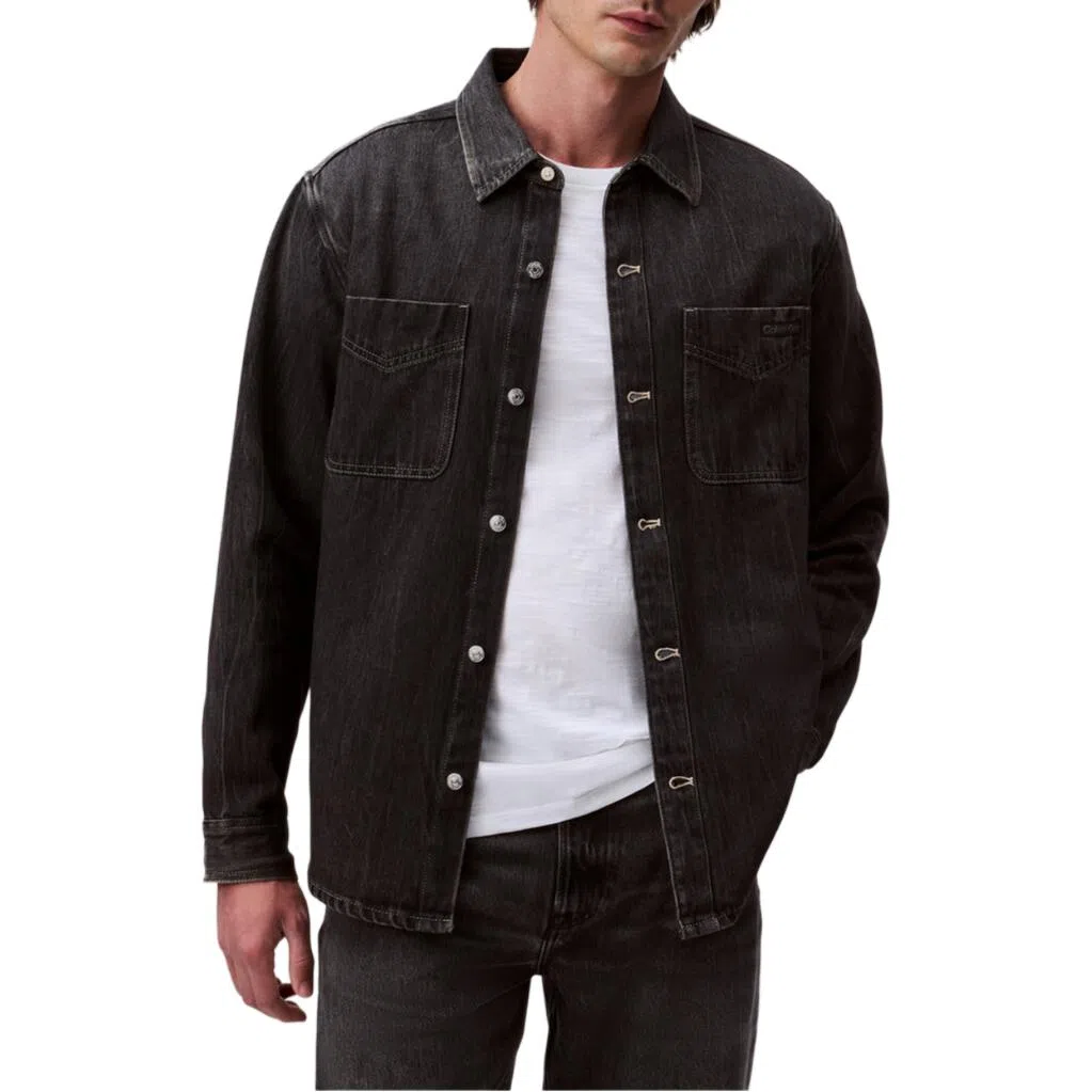 Calvin Klein Denim Jacket Black Mist