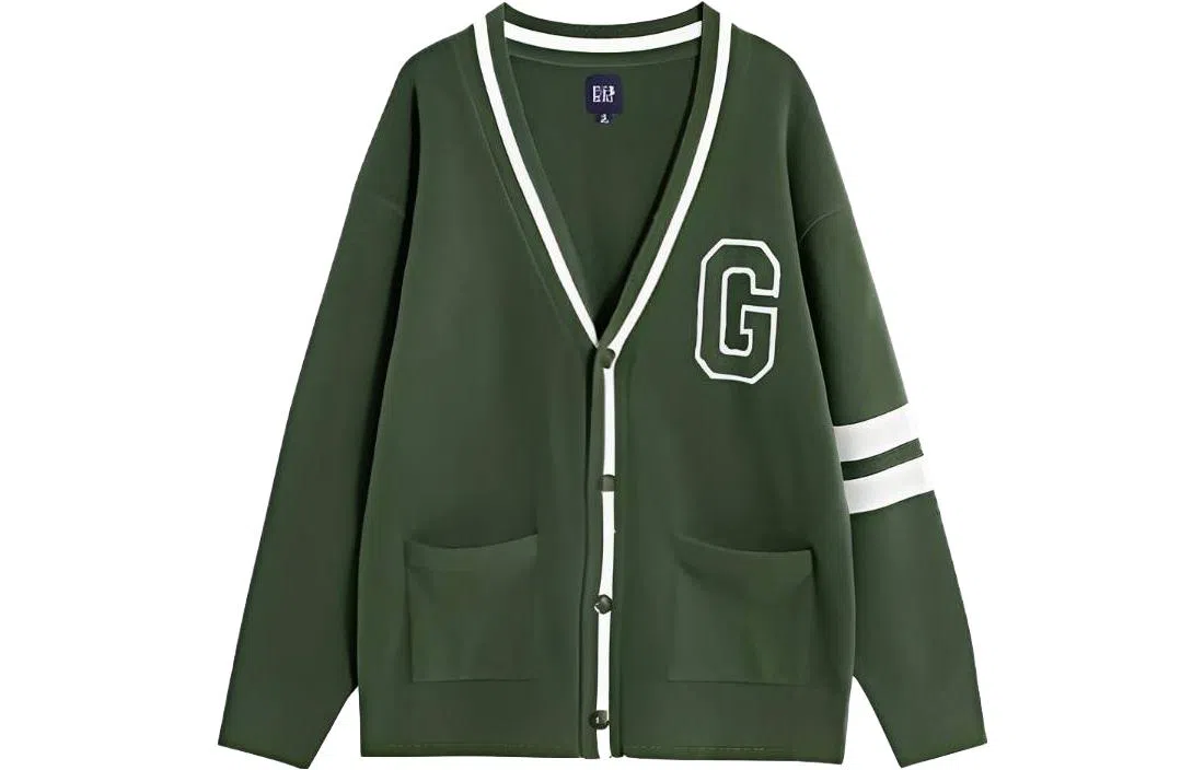 GAP Logo V-Neck Knit Sweater