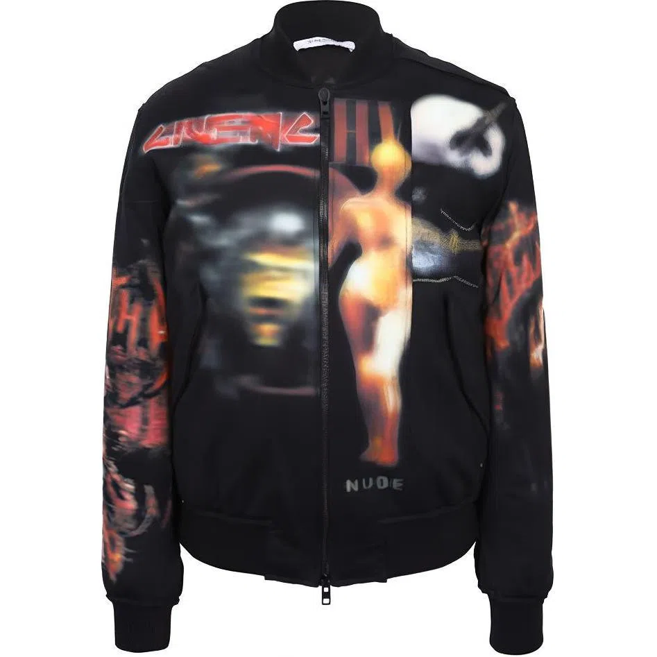 Givenchy Long Sleeve Zip Jacket Black