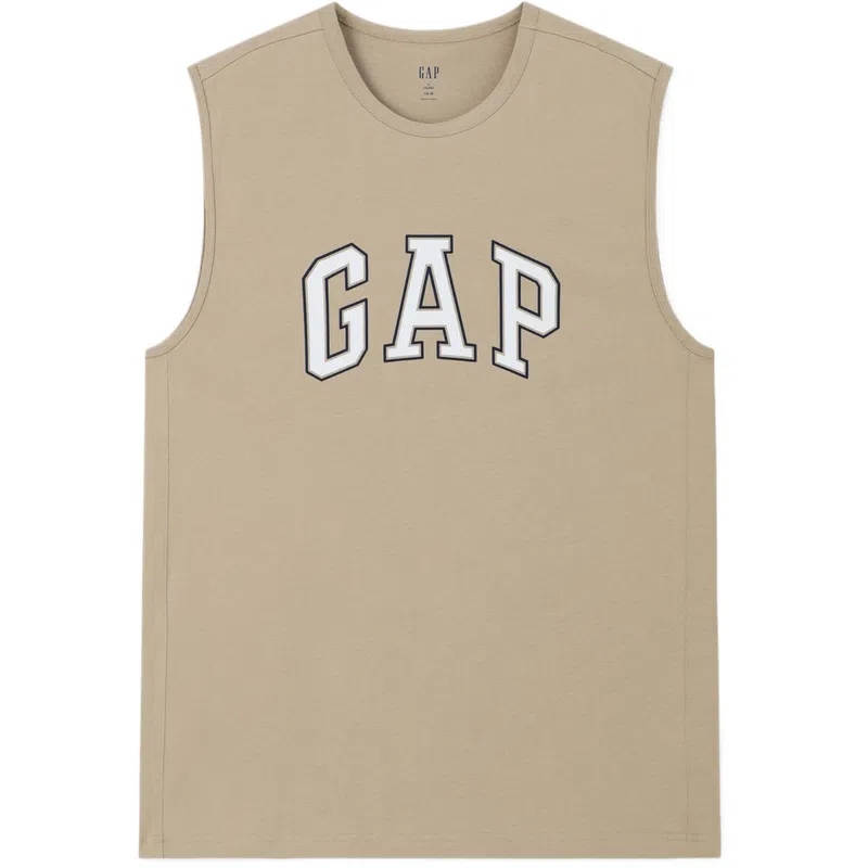 GAP Sleeveless Logo Tank White