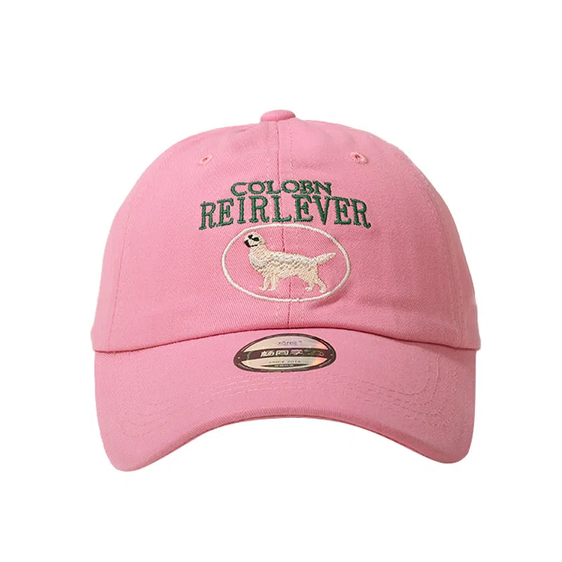 杨同学 英文小狗 腈纶 鸭舌帽 男女同款情侣款