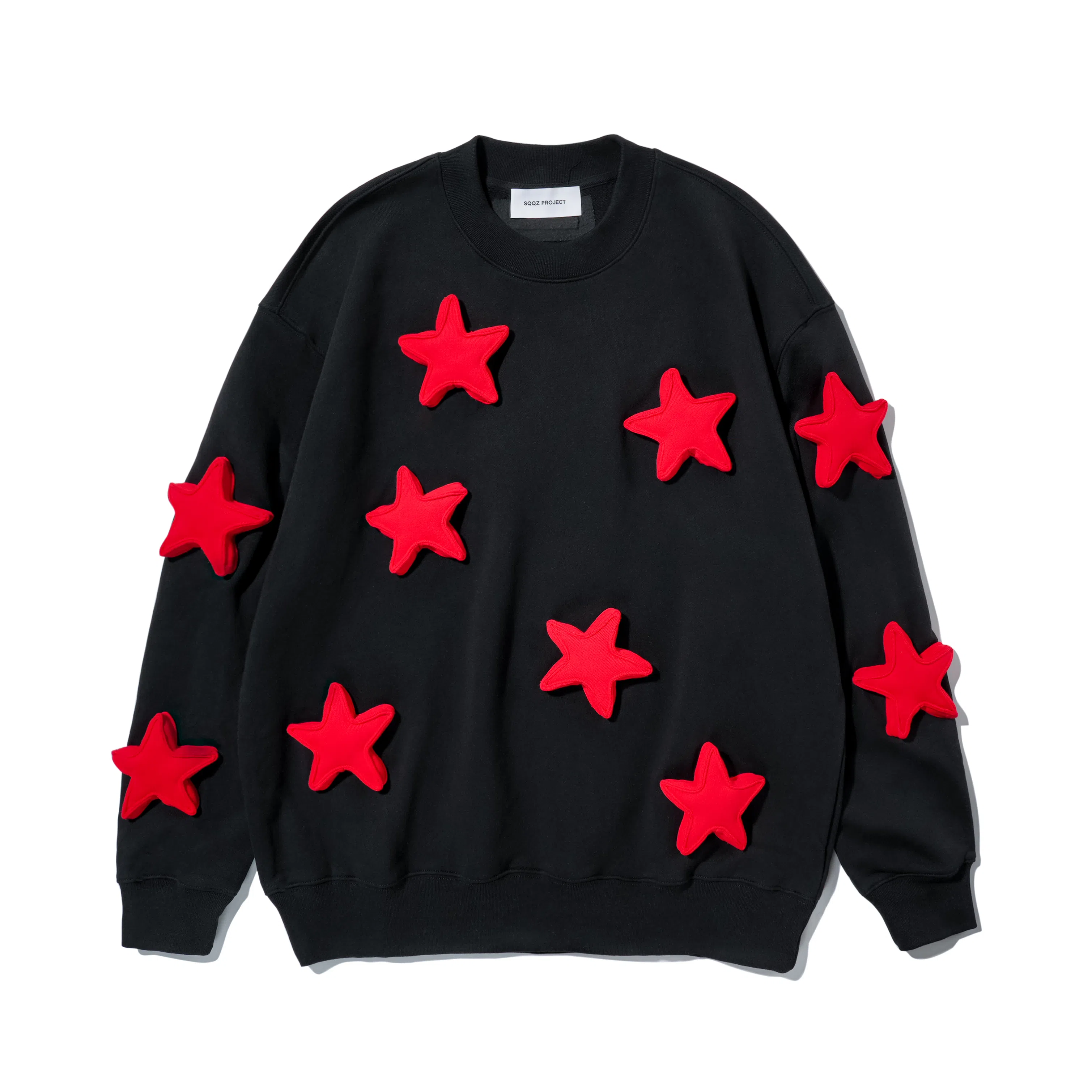 SQQZ Project 3D Star Crewneck Sweatshirt