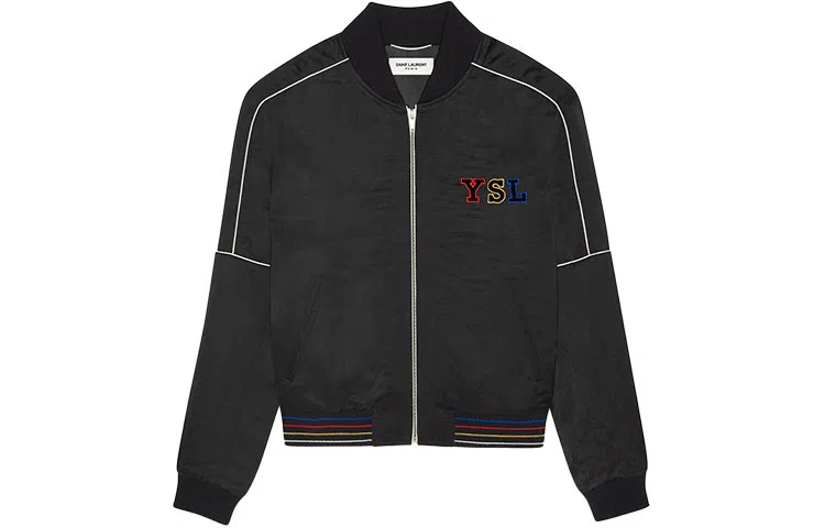 Saint Laurent Satin Zip Jacket