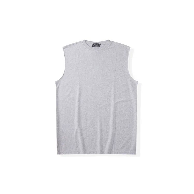 我是大卫 休闲简约纯色宽松打底外穿百搭无袖背心 男款