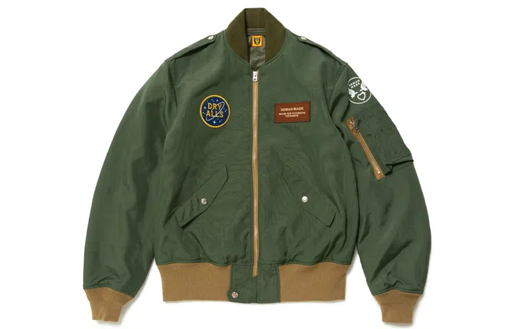 HUMAN MADE SS22 Varsity Satin Jacket