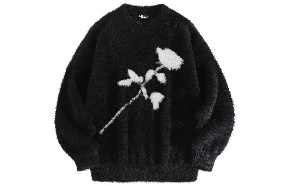 BABUGGE Rose Embroidered Sweater