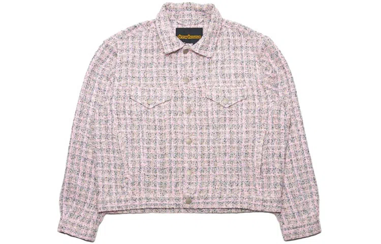 Drew House SS22 Boucle Mascot Oversized Teucker Jacket Pink