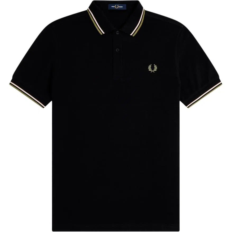Fred Perry Polo Shirt Black/Green