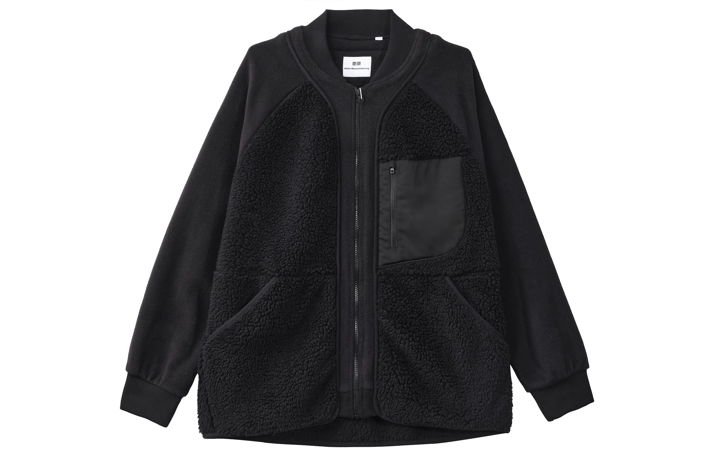 UNIQLO x White Mountaineering Fleece Jacket Black