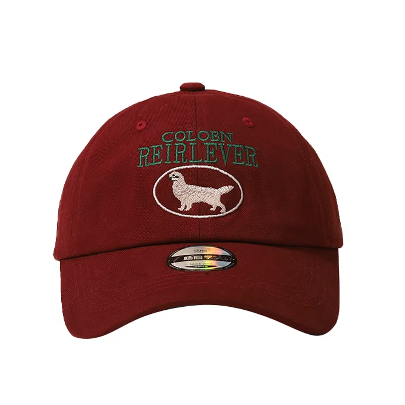 杨同学 英文小狗 腈纶 鸭舌帽 男女同款情侣款