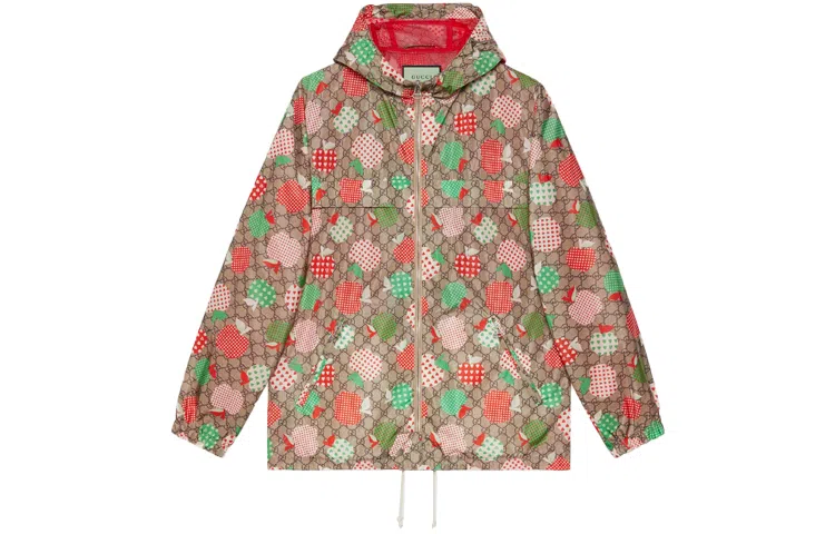 GUCCI FW21 Nylon Jacket Brown