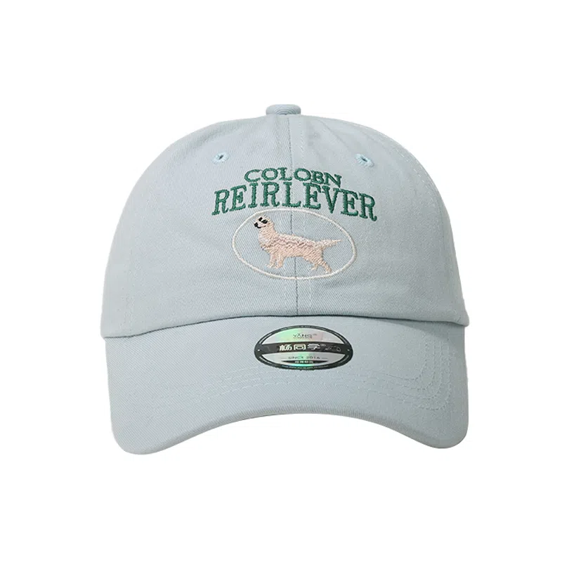 杨同学 英文小狗 腈纶 鸭舌帽 男女同款情侣款