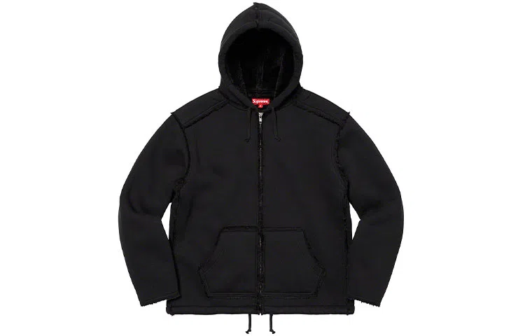 Supreme FW21 Faux Shearling Hooded Jacket