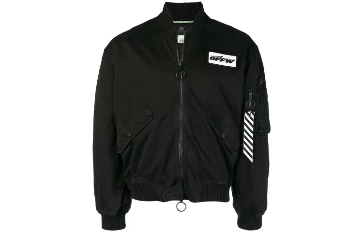 OFF-WHITE SS20 Bomber Jacket Black